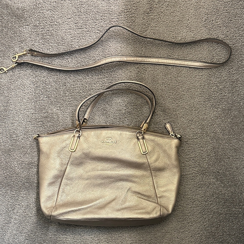 Coach bag with strap